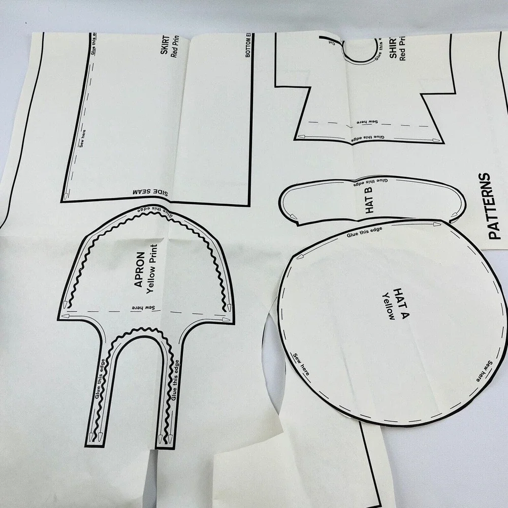 Vintage Petticoats Pantaloons All‎ Dolled Up Doll Kit 1978 Crafts by Whiting